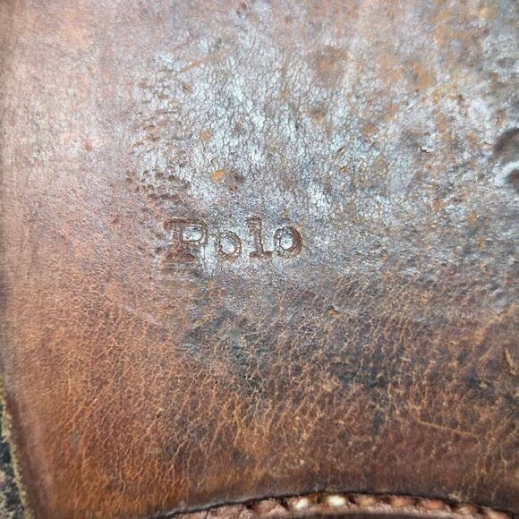 POLO RALPH LAUREN X CROCKETT & JONES MARLOW CIGAR SHELL CORDOVAN WINGTIPS 8.5 D - Picture 11 of 11